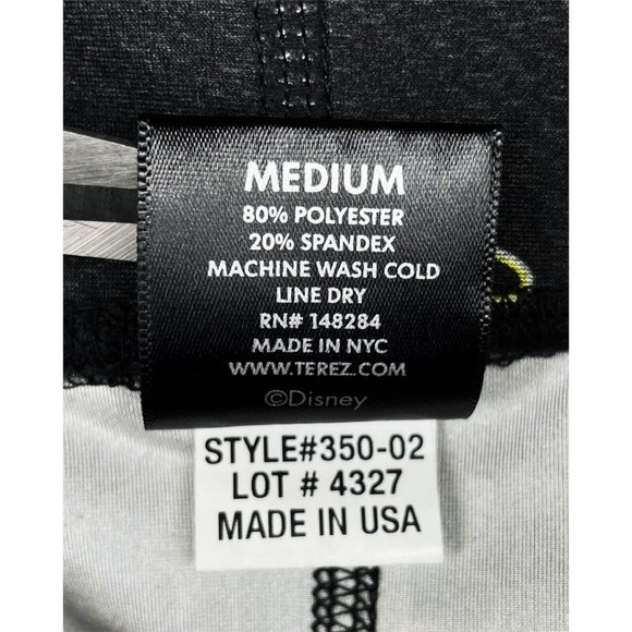 Terez Disney The Many Faces of Mickey Mouse Tall Band Black Medium Leggings AOP - Picture 6 of 6